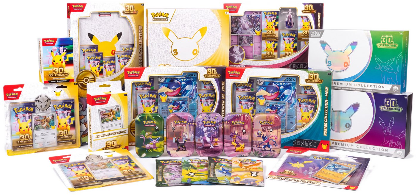 Every Pokémon TCG 30th Celebration product